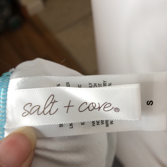 NWT Salt Cove Juniors Printed Scrunchie-Strap Bikini Top SIZE SMALL NEW WITH TAG - Picture 7 of 9